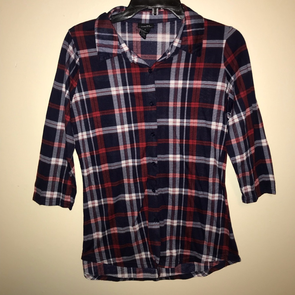 Rue 21 Plaid Shirt